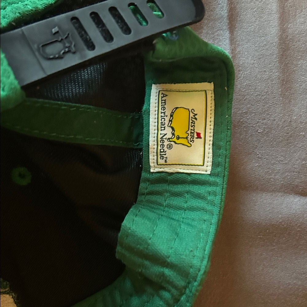 Masters Green Performance Golf Cap with Yellow Logo 2022 Masters - Picture 3 of 4